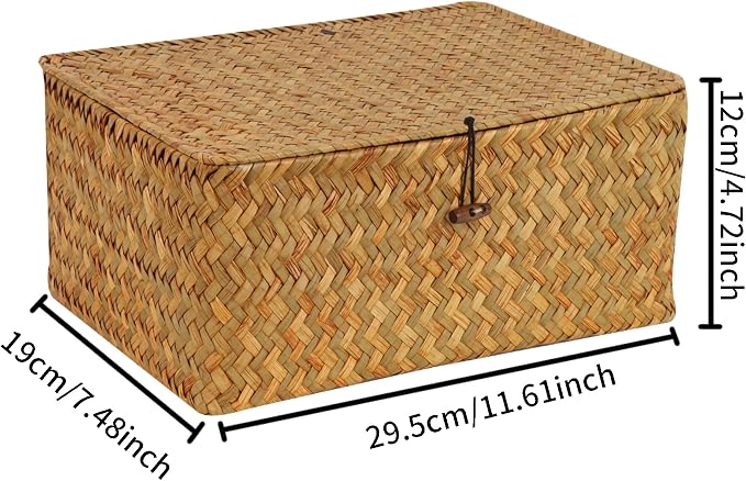 FEIALNDUO Wicker Shelf Baskets - Image 5