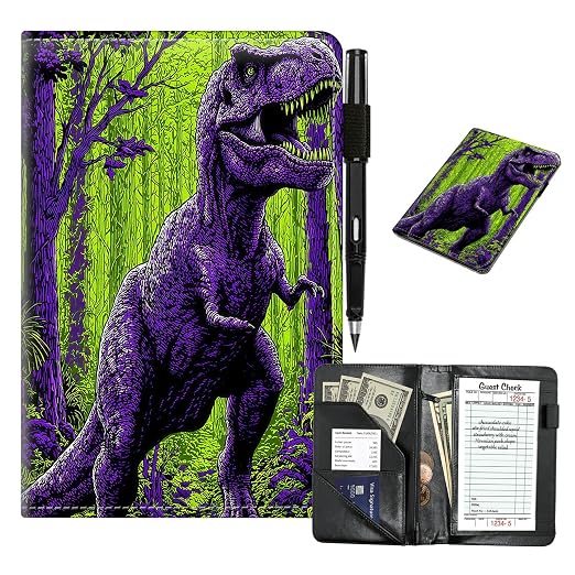 Purple Tyrannosaurus Rex Cute Server Book by Unknown