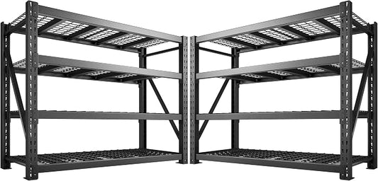 Bepatio 11000LBS Garage Shelving Heavy Duty Storage Shelves Adjustable 4-Tier by Bepatio