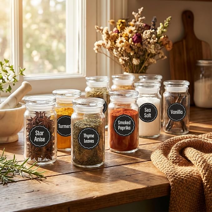 Aixoom 144PCS Spice Labels Stickers - Image 4