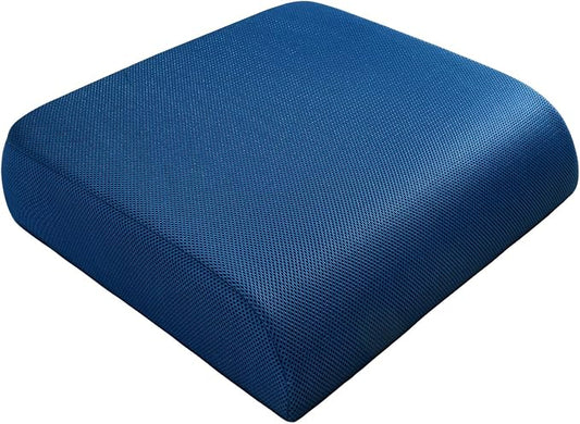 YOUFI Extra Thick Large Seat Cushion -19 X 17.5 X 4 Inch Gel Memory Foam Cushion by EnjoyComfortableSitting