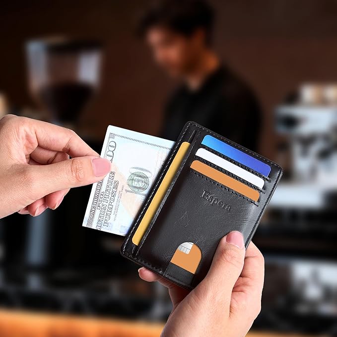 Espera Slim Minimalist Front Pocket Wallet - Image 6