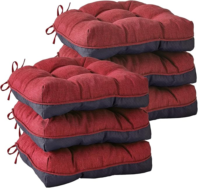 IASEAHK Chair Cushions for Dining Chairs, Seat Cushions for Kitchen Chairs by IASEAHK