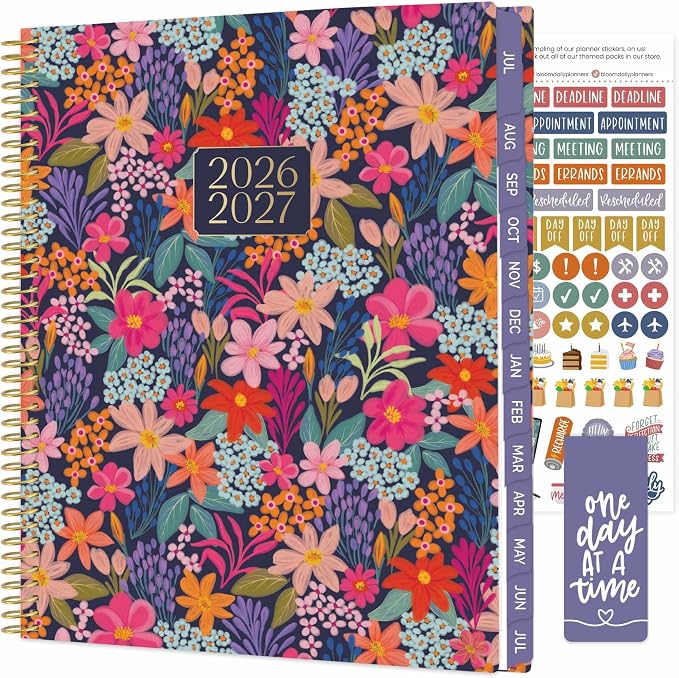 bloom daily planners 2026-2027 Planner 13 Month Academic Year Organizer by bloomdailyplanners