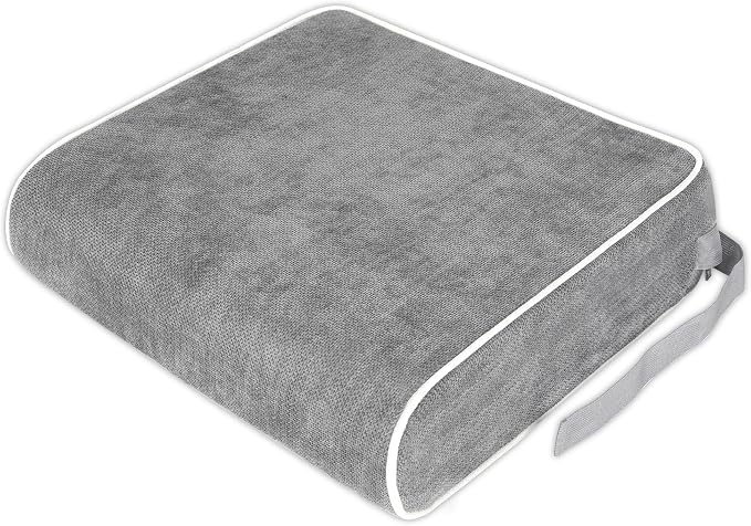 Seat Cushion for Office Chair, 4 Inch Thick Extra Large Memory Foam Chair by Safecradle