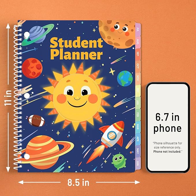 SUNEE Elementary Student Planner 2026-2027, Academic Year Jul. 2026 - Image 6