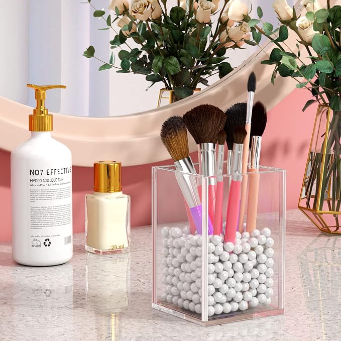 NIUBEE Acrylic Pen Holder 2 Pack - Image 4