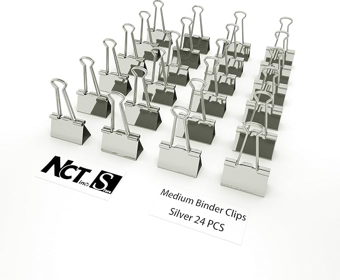 Nctinystore Binder Clips Medium Metal Clamp - Image 6