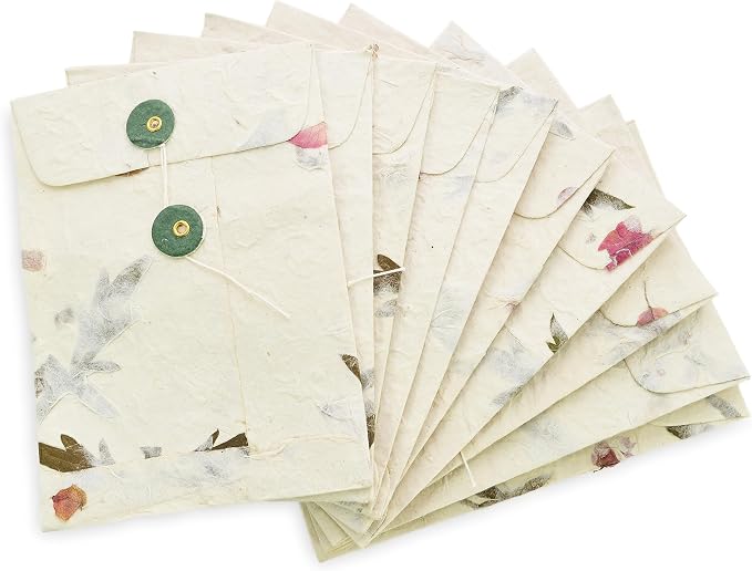 Kathmandu Valley Co. Handmade Lokta Paper Envelope by KathmanduValleyCo