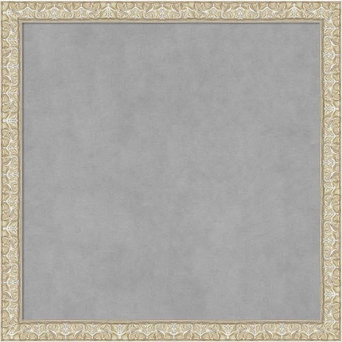 Amanti Art Silver Framed Magnetic Board 22x22 Medium Vision Board by AmantiArt