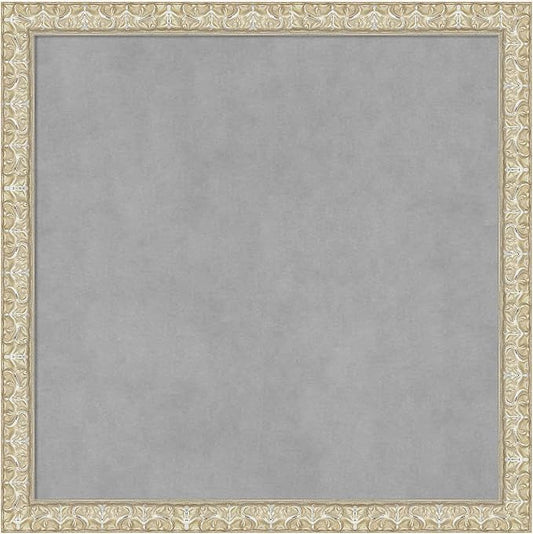 Amanti Art Silver Framed Magnetic Board 22x22 Medium Vision Board by AmantiArt