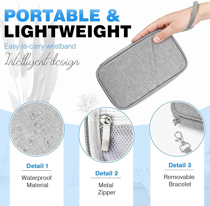 Passport Holder Family RFID Travel Document Organizer - Image 4