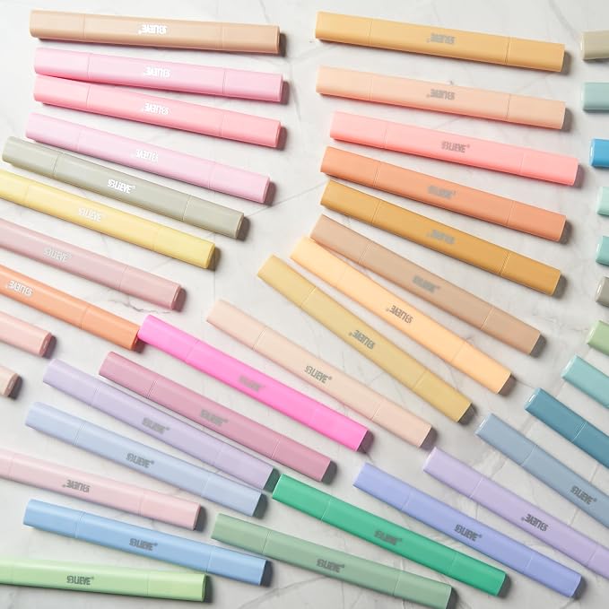 BLIEVE Bible Highlighters No Bleed, Pastel Colors, Dual Tip, 40 Pack | - Image 8