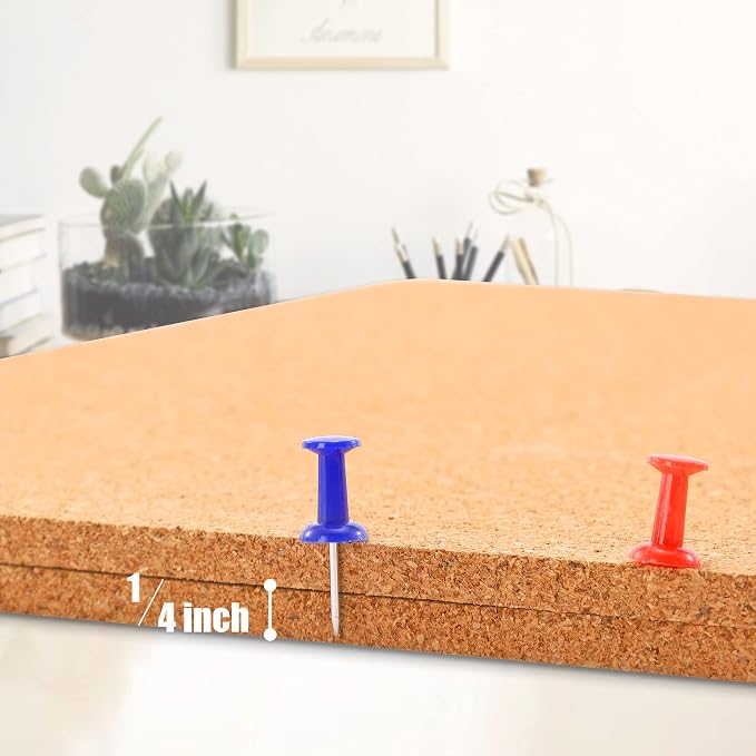 SUNGIFT Cork Board 12"x12" -12 Pack Bulletin Boards 1/4" Thick Square - Image 3
