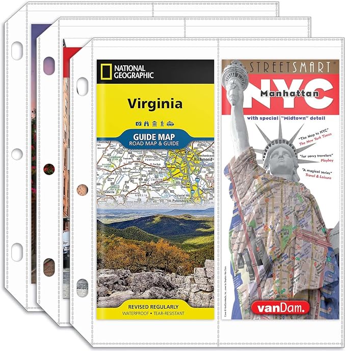 Folded Map Sleeves, Map Protector, Envelopes Page by TUTATA
