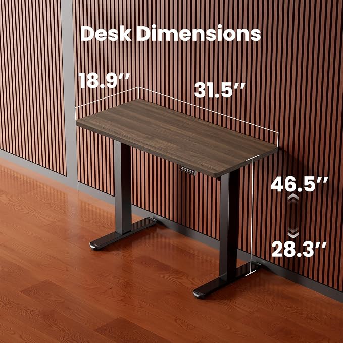 ErGear Height Adjustable Electric Standing Desk, 31.5 x 18.9 Inches Sit Stand - Image 3
