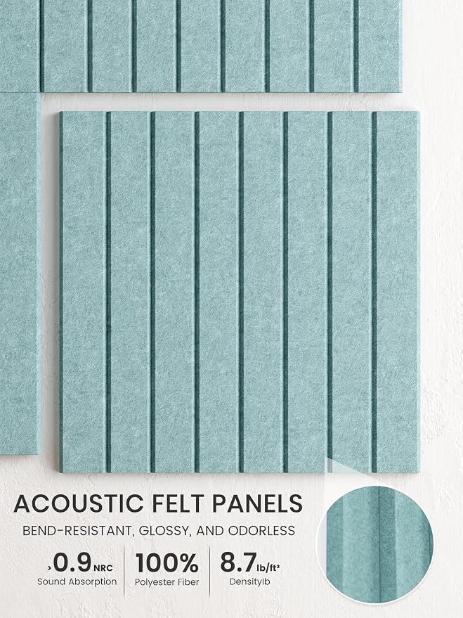Bumusty Large Cork Board Alternative-36 x 24" Felt Bulletin Board Tiles - Image 3
