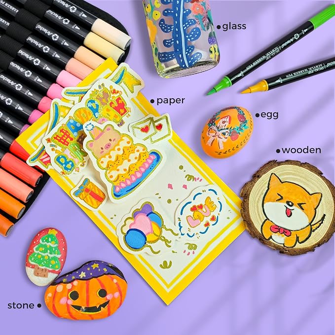 Artecho Acrylic Paint Markers 48 Colors - Image 6