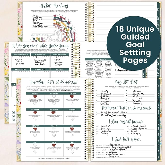 bloom daily planners 2026-2027 Hardcover Academic Year Goal & Vision Planner - Image 5