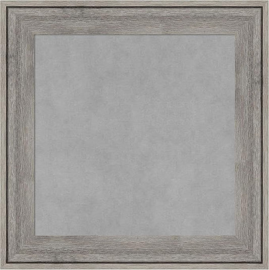Amanti Art Grey Framed Magnetic Board 21x21 Small Vision Board by AmantiArt