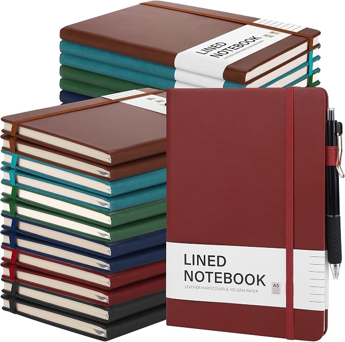 Aodaer 30 Set Lined Notebook Journals by Aodaer
