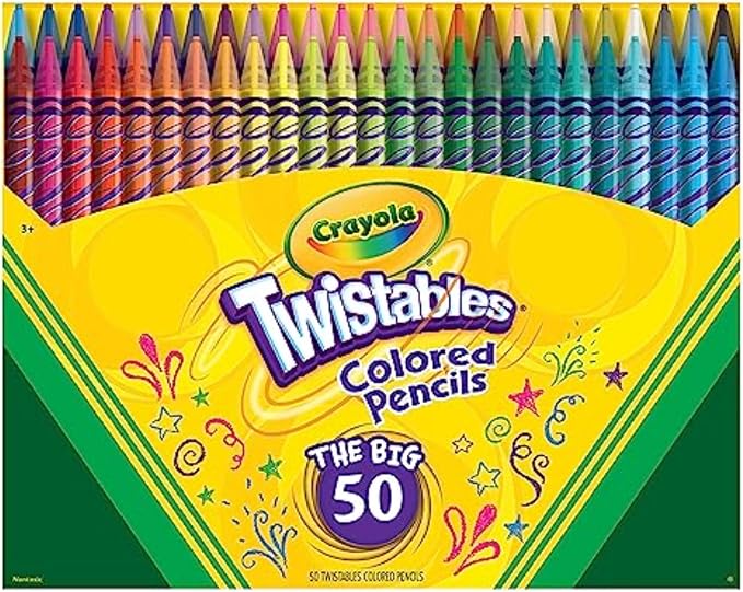 Crayola Twistables Colored Pencil Set, Cool Back to School Supplies by Crayola
