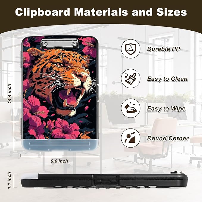Clipboard with Storage, Nursing Clip Board 8.5 x 11 Storage Organization Box - Image 2