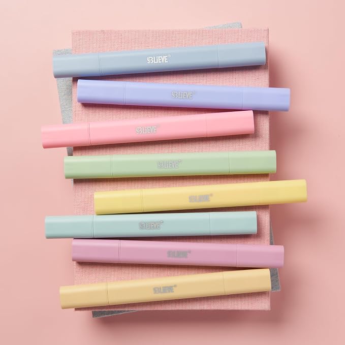 BLIEVE Bible Highlighters No Bleed Through, Pastel Colors, Dual Tip, 8 Pack | - Image 8