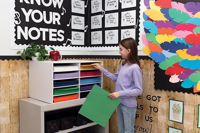 Classroom Keepers 12" x 18" Construction Paper Storage, 1 Unit - Image 2