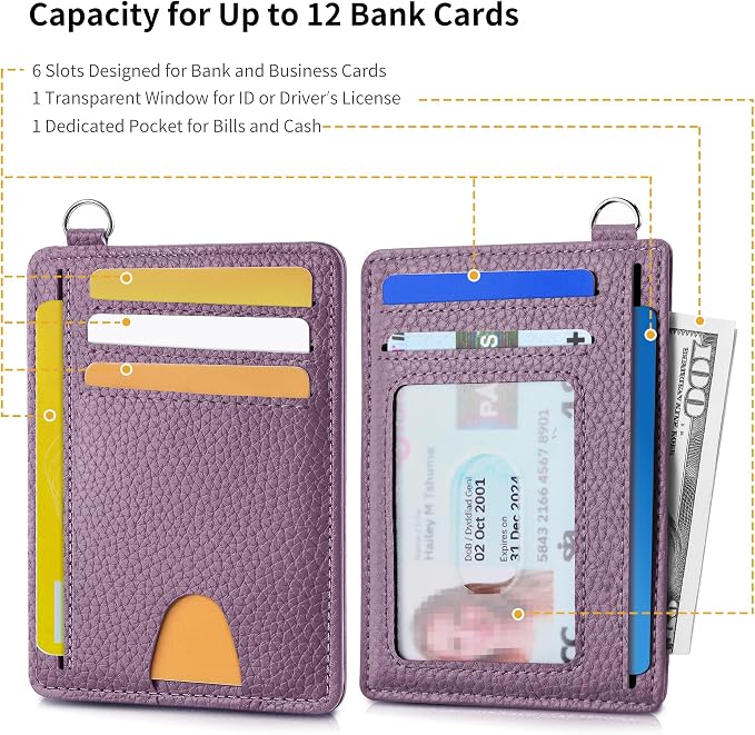 Mayski Slim Wallet, Credit Card Holder - Image 6