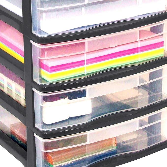 Gracious Living 4 Drawer Desktop & Countertop Organizer w/Organization Lid - Image 8
