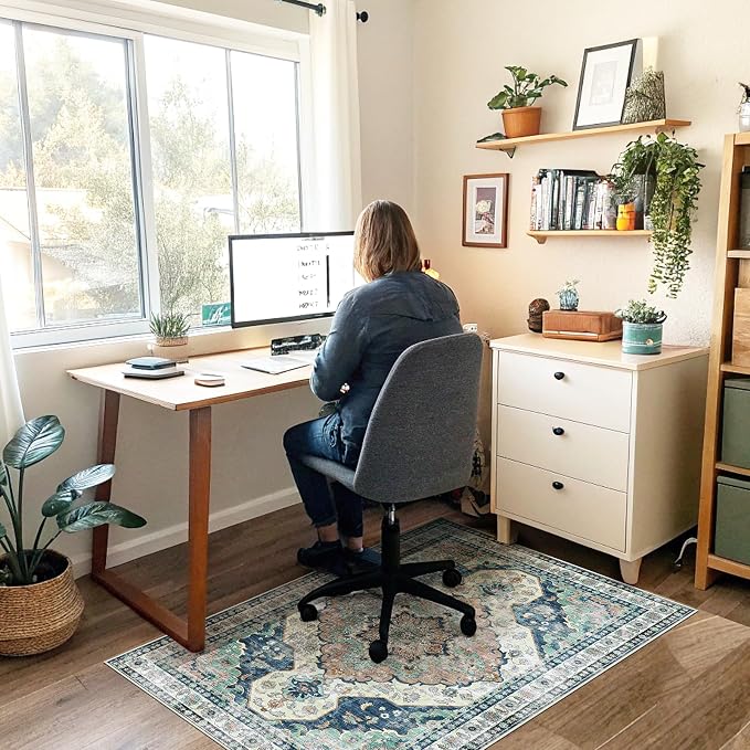 Office Chair Mat for Hardwood Floor&Tile Floor, Under Desk Rug for Rolling - Image 7