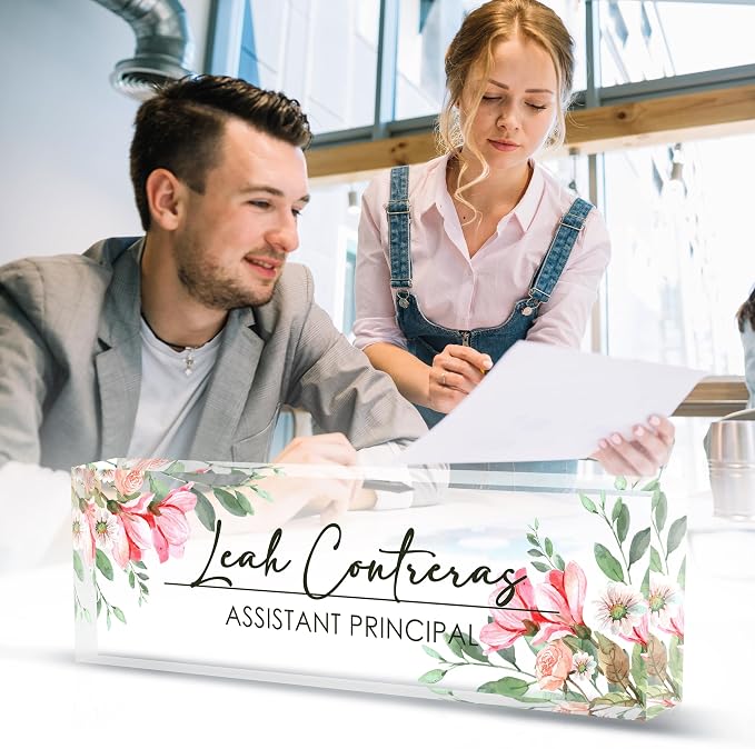 Personalized Custom Name Plate, Office Desk Decor - Image 3