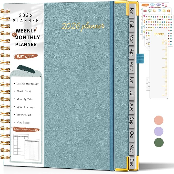 2026 Planner, Weekly and Monthly Calendar Planner from January 2026 by Unknown