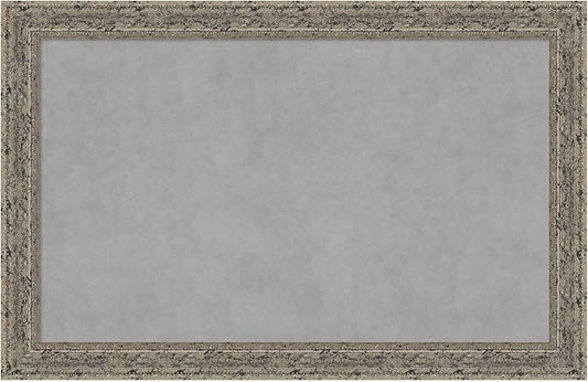 Amanti Art Silver Framed Magnetic Board 29x45 Large Vision Board by AmantiArt