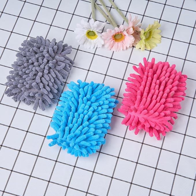4 Pieces Microfiber Shag Whiteboard Eraser Shag Washable Dry Eraser Board Eraser - Image 7