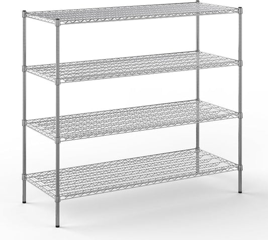 Regal Altair 24" Deep x 60" Wide x 54" Height Wire Shelving Kit | 4-Tier | NSF by Regal+Altair