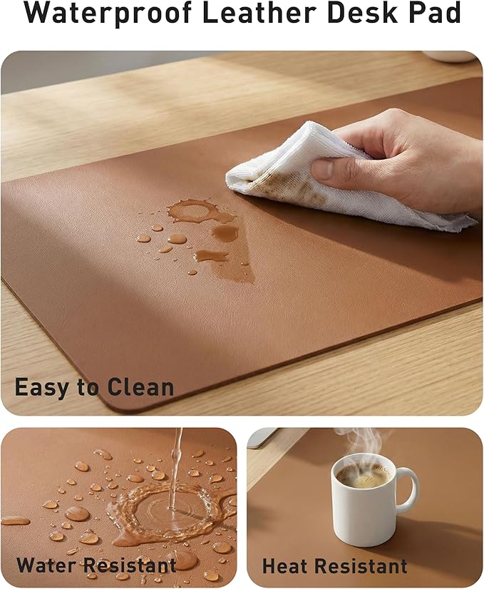 Aothia Faux Leather Desk Mat - Image 7