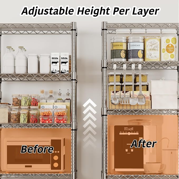Metal Storage Shelves 5 Tier - Image 7