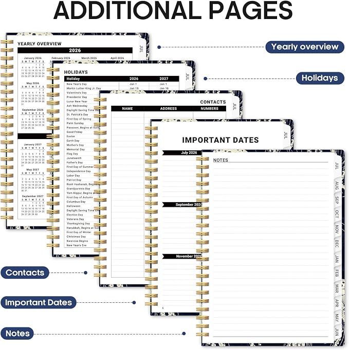 Planner 2026-2027, Academic Year Weekly and Monthly Calender Planner, from Jul - Image 5