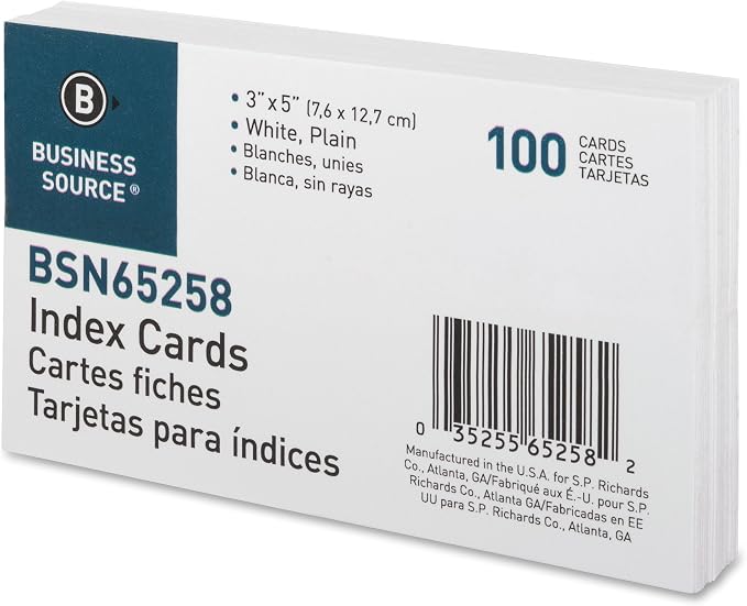 Business Source Index Cards - Image 5