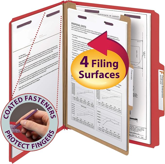 Smead Pressboard Classification File Folder - Image 2