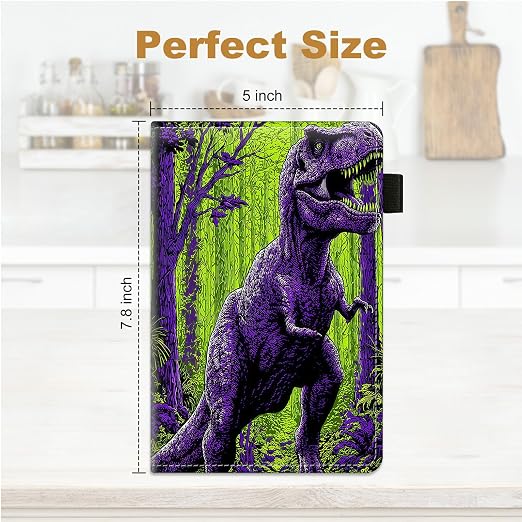 Purple Tyrannosaurus Rex Cute Server Book - Image 2