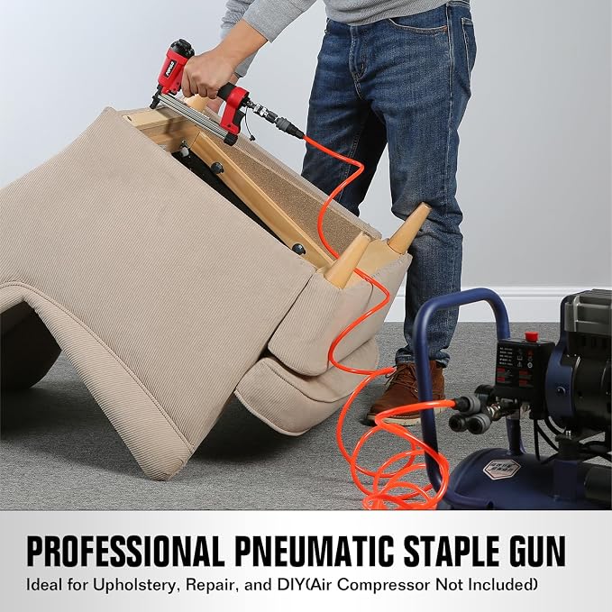 POPULO Pneumatic Staple Gun, Air Staple Gun - Image 2