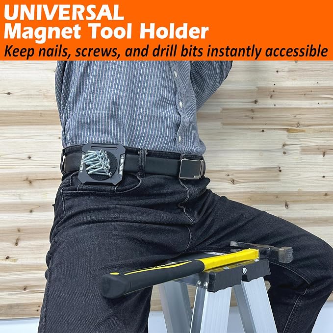 MUTUACTOR Heavy Duty Magnetic Tool Belt Clip, Φ2.2”Anti-Slip Strong Magnet Tool - Image 4
