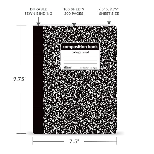 C-Line Composition Notebook, College Ruled, 1 Notebook - Image 3