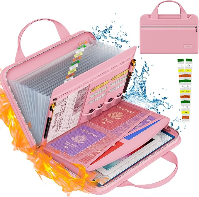 Tamfile Fireproof Accordion File Organizer by Tamfile