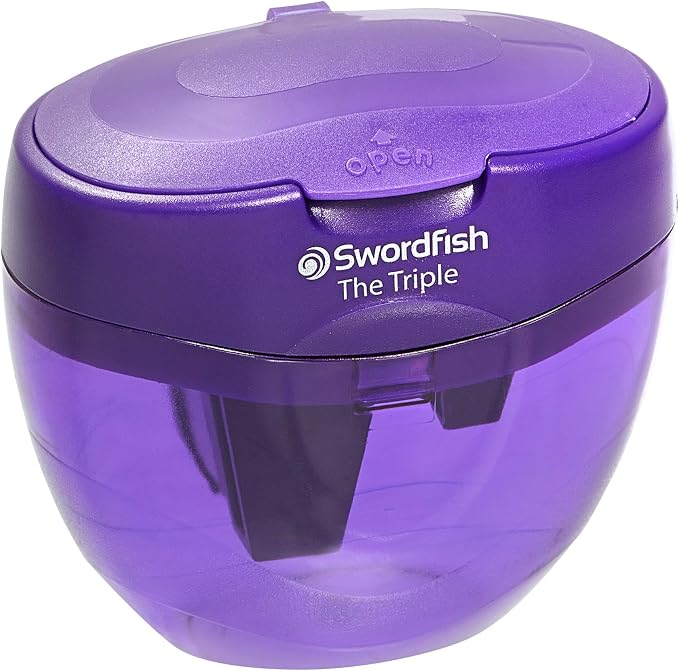 Swordfish ‘The Triple’ Three Hole Pencil Sharpener - Image 2