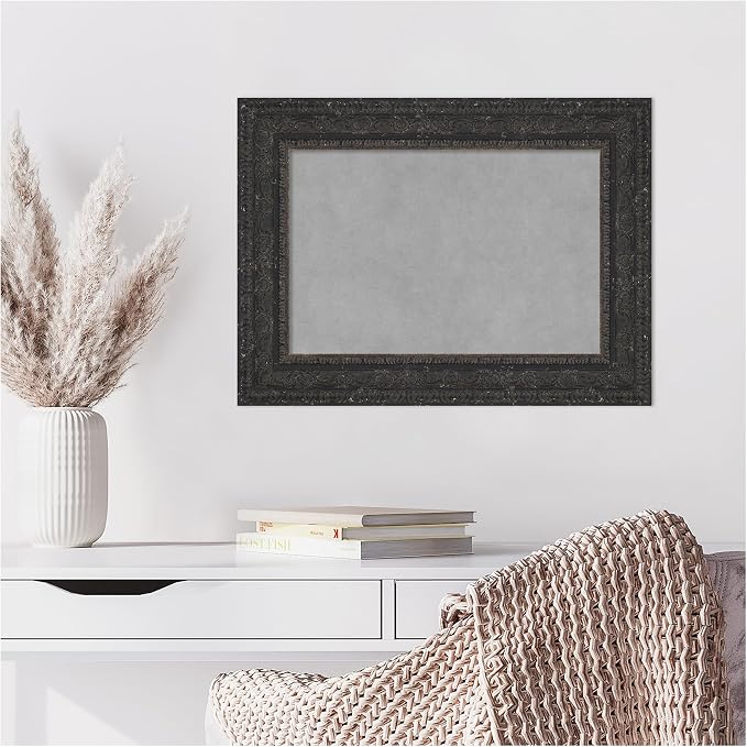 Amanti Art Black Framed Magnetic Board 17x23 Small Vision Board - Image 6
