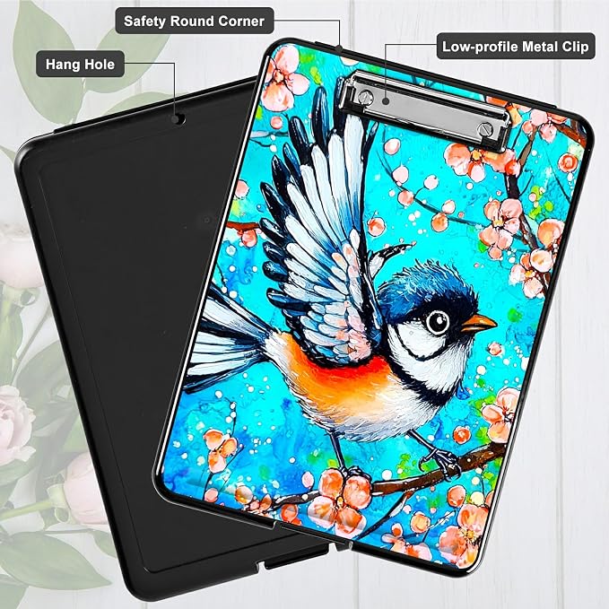 Blue Hummingbird A4 Clipboard - Image 5